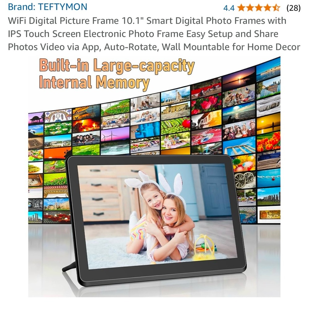 Teftymon Digital Photo Frame - Picture 6 of 9